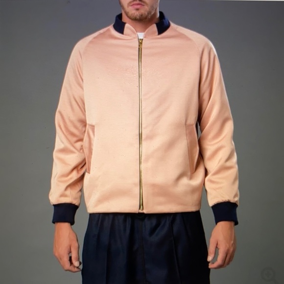 Carlos Campos Other - Carlos Campos Sateen Bomber Jacket-Blush
